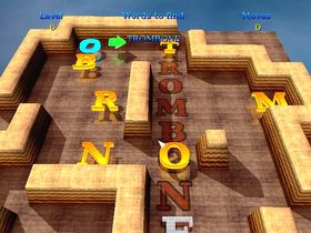 Screenshot of 3D Word Slider