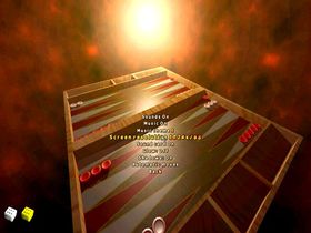 Capture d'écran de 3D Backgammon Unlimited