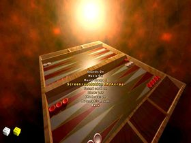 Screenshot of 3D Backgammon Unlimited