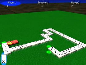 Screenshot of 3DRT Dominos