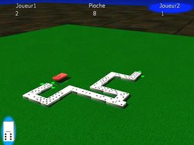 Screenshot of 3DRT Dominos